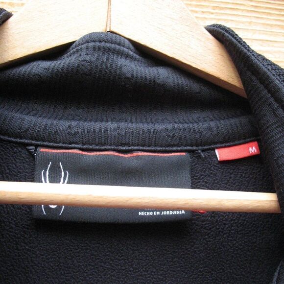 Spyder  Men's Black Constant Knit Full Zip Jacket - Picture 12 of 12